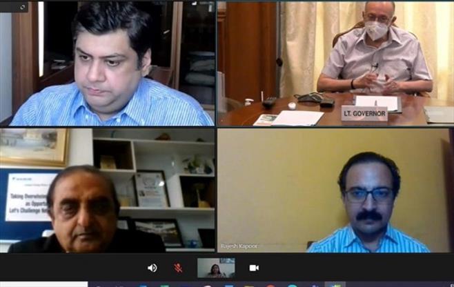Virtual Meeting with H.E Mr Anil Baijal